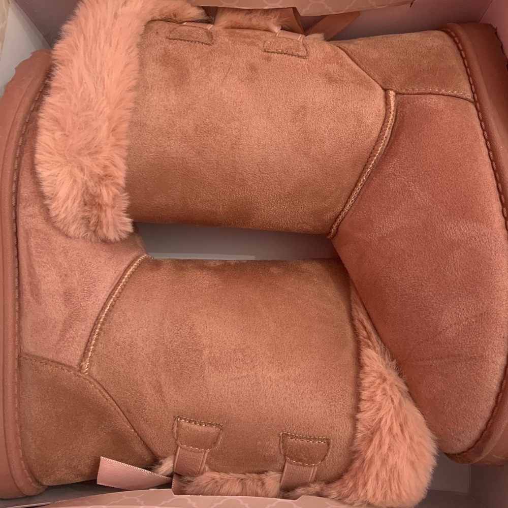Pink boots
